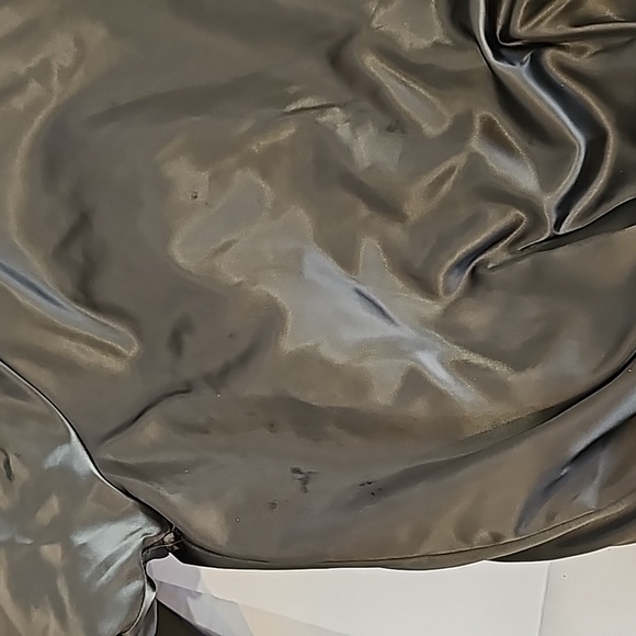 Men's Vintage Bomber Jacket Size XL, snap closure Slide pockets - Picture 9 of 10